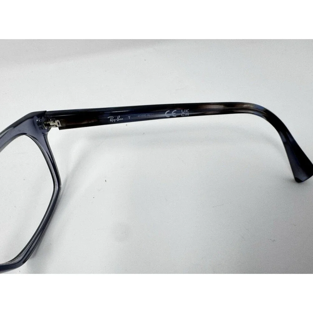 Ray-Ban RB1591 3924 Transparent Gray Eyeglass Frames 48-16-130 Authentic